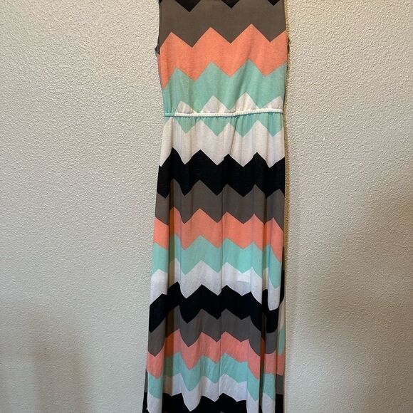 J for Justify Maxi Colorful Women’s Dress Size M - Picture 4 of 10